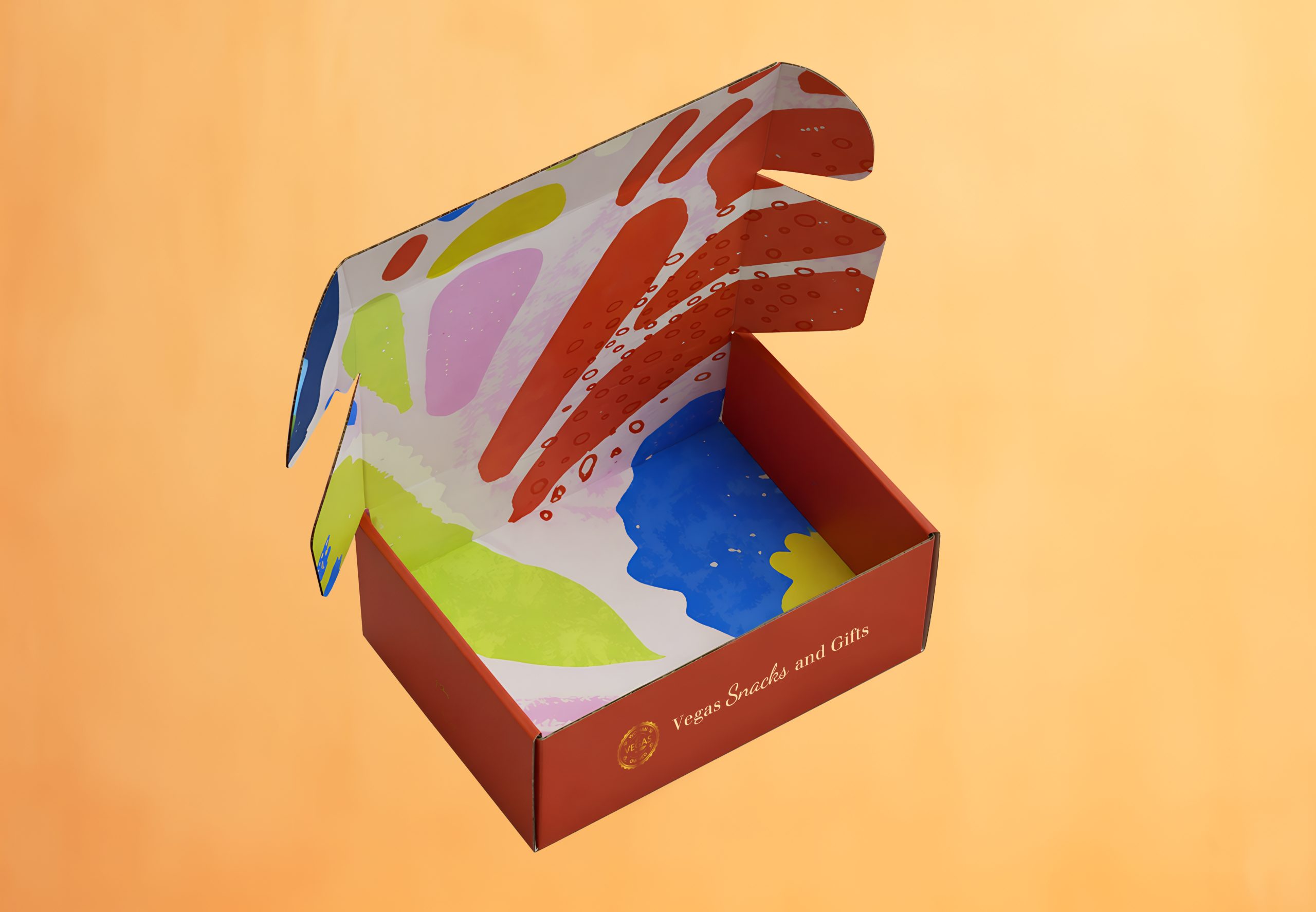 Empty gift box (fits 4 bags)