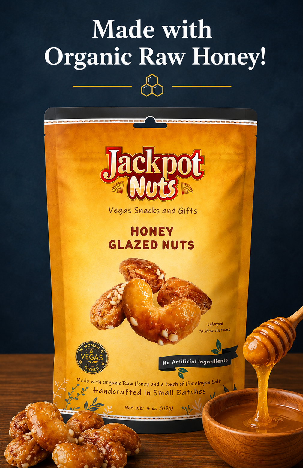 Honey Glazed Nuts
