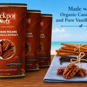 Cinnamon Pecans – Pure Vanilla Extract -3 Pack